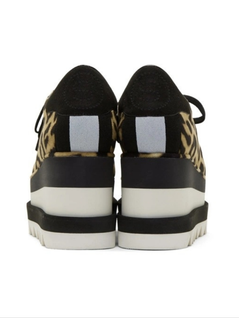GUC Stella McCartney Elyse Leopard Sneakers Size 41 - Picture 4 of 13